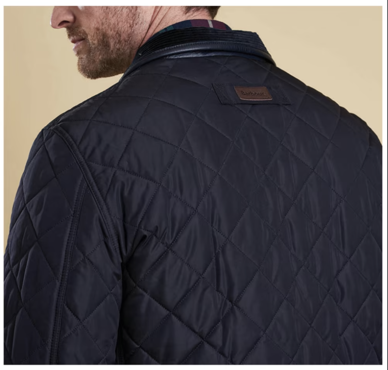 Barbour Devon Quilt Navy Jacket-2